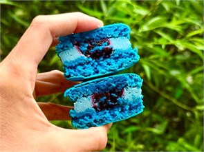 Макарон анчан - черная смородина 10022