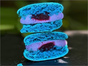 Макарон анчан - черная смородина 10022